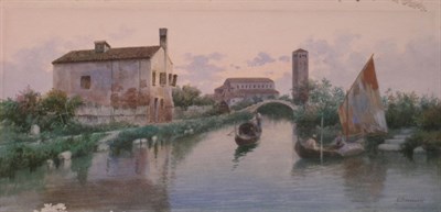 Lot 10 - Eugenio Benvenuti Italian, 1881-1959 A View...