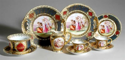Lot 4209 - Vienna Porcelain Dessert Service Approximately...