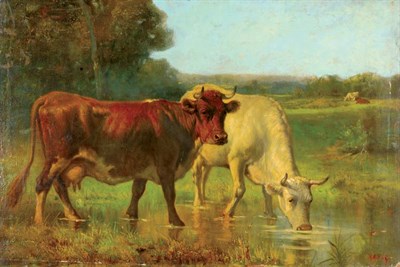 Lot 4029 - Robert Atkinson Fox American, 1860-1935 Cows...