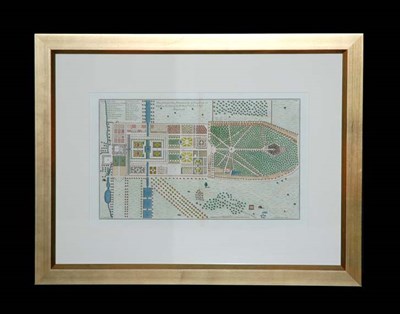 Lot 108 - After Colin Campbell PLAN OF THE GARDENS,...
