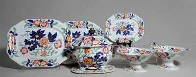 Lot 2406 - Group of English Ironstone Serving Articles...