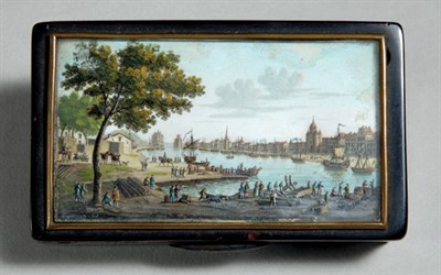 Lot 2395 - Continental Tortoise Shell Snuff Box 18th...