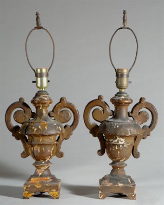 Lot 2204 - Pair of Continental Baroque Style Gilt-Wood...