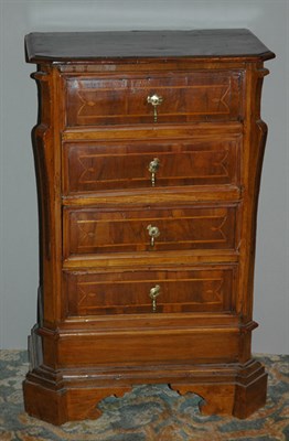 Lot 2160 - Italian Baroque Inlaid Walnut Diminutive...