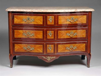 Lot 2336 - Louis XV Gilt-Bronze Mounted Kingwood Commode...