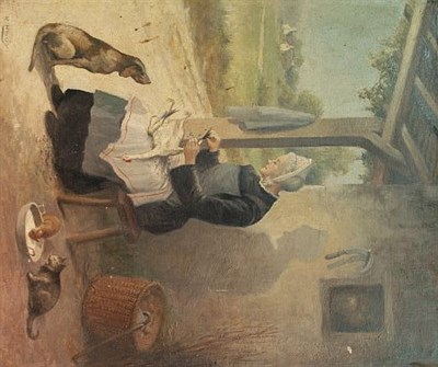 Lot 48 - R. Houy 19th/20th Century Afternoon at the...
