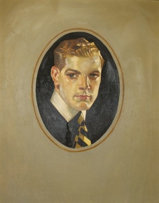 Lot 1004 - American School Early 20th century Portrait of...