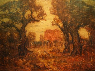 Lot 4021 - Attributed to Henry Golden Dearth Wooded Path...