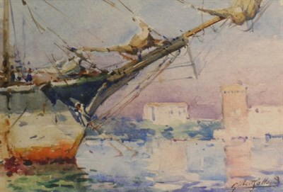 Lot 4032 - Gilbert Galland French, 1870-1956 Ship's Bow...