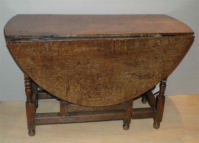 Lot 172 - Irish Oak Drop-Leaf Gate Leg Table Height 28...