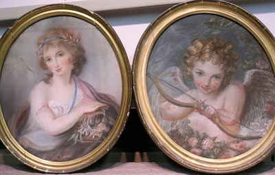 Lot 4031 - French School 19th Century Cupid and Psyche:...