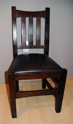 Lot 2293A - Arts and Crafts Style Oak Side Chair