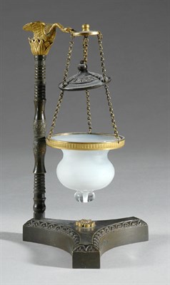 Lot 447 - Charles X Gilt and Patinated-Bronze Veilleuse...