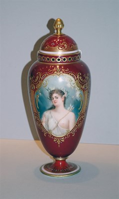 Lot 2402 - Vienna Style Gilt Decorated Reticulated...