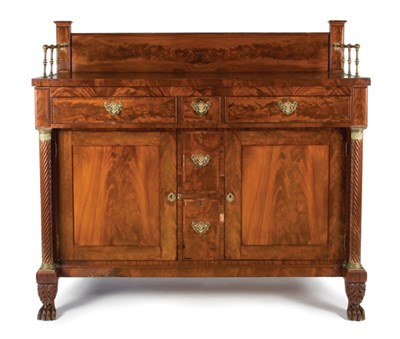 Lot 2298 - Classical Brass Mounted Mahogany Sideboard New...