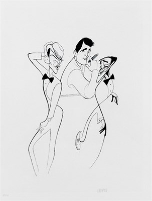 Lot 3152 - Al Hirschfeld THE SUMMIT Etching, 2002, signed...