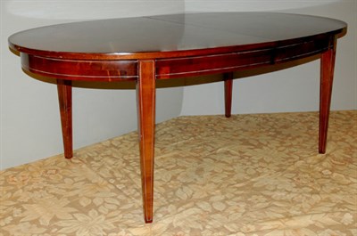 Lot 4214 - Italian Mahogany Extension Dining Table with...