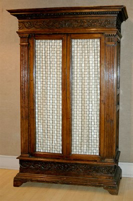 Lot 4174 - Baroque Style Carved Walnut Armoire Height 7...
