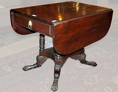 Lot 2111 - Classical Mahogany Drop-Leaf Table New York,...