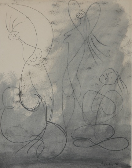 Lot 1099 - Pablo Picasso Spanish, 1881-1973 Trois Femmes,...
