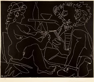 Lot 4360 - Pablo Picasso LE PEINTRE ET SON MODELE (B....