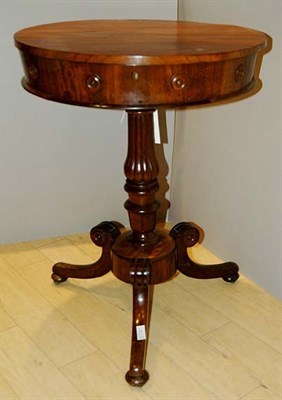 Lot 151 - Regency Style Mahogany Circular Side Table...