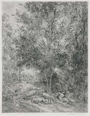 Lot 3127 - Charles-Francois Daubigny LE BERGER ET LA...