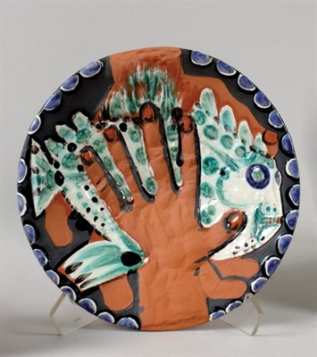 Lot 3224 - Pablo Picasso HAND WITH FISH (A.R. 214)...