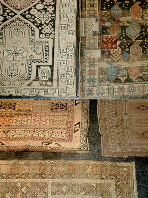 Lot 4527 - Five Caucasian Rugs Comprising a Karabagh rug,...