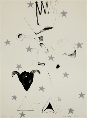 Lot 4193 - Jim Dine SILVER STAR (GALERIE MIKRO 38)...