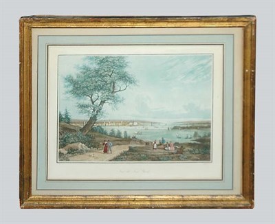Lot 4106 - Ambrose Garneray VUE DE NEW YORK Hand-colored...