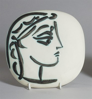 Lot 4366 - Pablo Picasso JACQUELINE'S PROFILE (A.R. 383)...