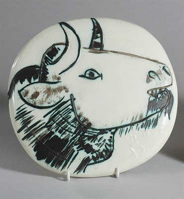Lot 4364 - Pablo Picasso BULL'S PROFILE (A.R. 315)...