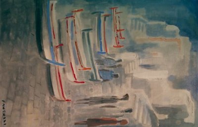 Lot 4027 - Elio Fantuzzi Italian, 1909-1987 Alla Marina...