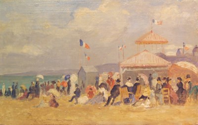Lot 4010 - Manner of Eugene Louis Boudin Afternoon at the...
