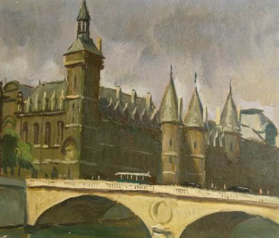 Lot 1024 - Andre Chochon French, b. 1910 View of La...
