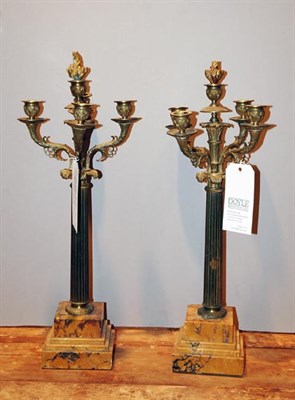 Lot 345 - Pair of Neoclassical Style Gilt-Metal and...