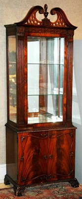 Lot 129 - Georgian Style Mahogany Glazed Door Vitrine...