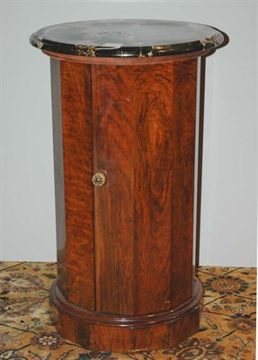 Lot 165 - Directoire Style Marble Top Bedside Cabinet...