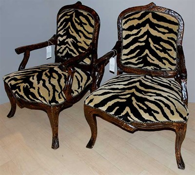 Lot 190 - Pair of Provincial Louis XV Style Fruitwood...