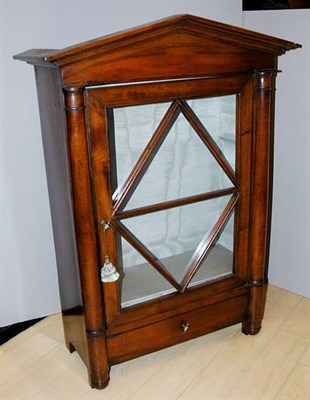 Lot 218 - Georgian Style Mahogany Architectural Vitrine...