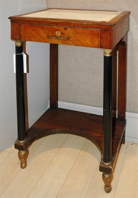 Lot 4410 - Biedermeier Fruitwood Side Table 19th Century...