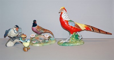 Lot 251 - Miscellaneous Group of Ceramic Birds Including...