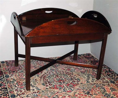 Lot 266 - Georgian Style Mahogany Butler's Tray Coffee...