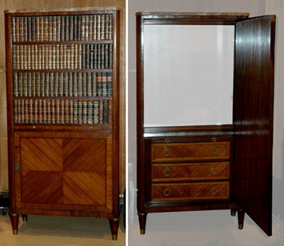 Lot 4240 - Louis XVI Style Marble Top Mahogany and...