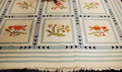 Lot 4514 - Dhurrie Rug India, contemporary Twelve...