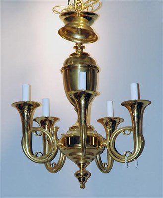 Lot 353 - Neoclassical Style Gilt-Metal Five-Light...