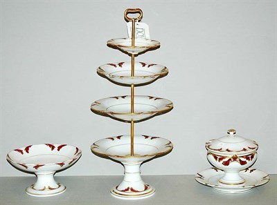Lot 376 - Group of Seven Porcelain Table Articles...