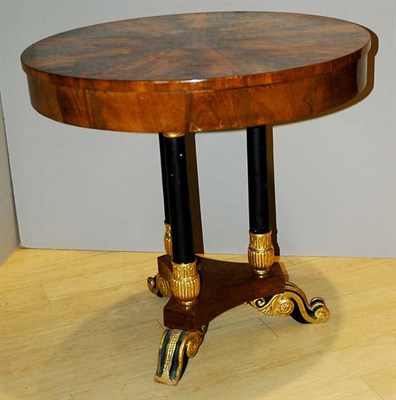 Lot 384 - Neoclassical Style Parcel Gilt and Mahogany...