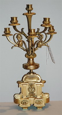 Lot 138 - Louis XV Style Gilt Bronze Six-Light...